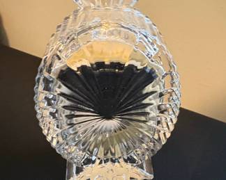 Crystal Clear "Royal" 3 1/2" Crystal Clock w Quartz Movement