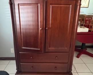 Wooden Armoire/Media Cabinet