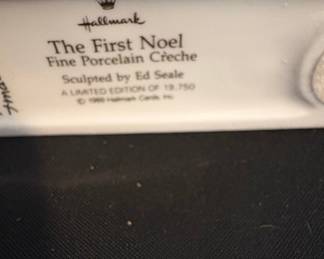 Hallmark "The First Noel" Fine Porcelain Crèche