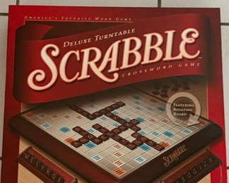 Deluxe Turntable Scrabble Crossword Game