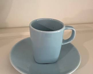 IKEA 365+ Susan Pryke Light Blue Espresso Cup and Saucer Set