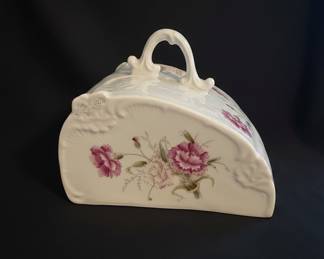 Vintage Ceramic Cheese Dish with Lid