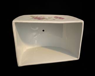 Vintage Ceramic Cheese Dish with Lid