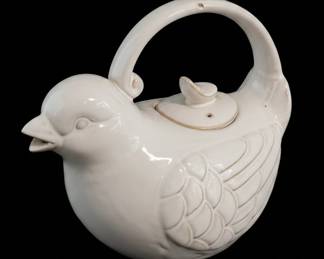 World Market Ceramic Bird Teapot
