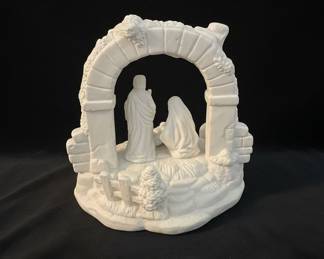Unfinished Ceramic Nativity Scene
