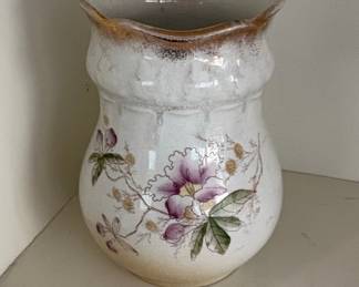 Victorian Floral Ceramic Pitcher - T & R Boote