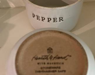Hearth & Hand with Magnolia Stoneware Salt and Pepper Set