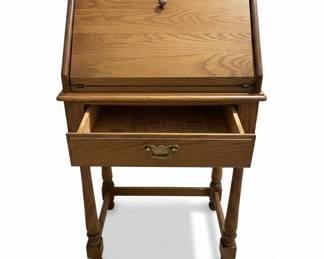 Vintage Oak Secretary Desk