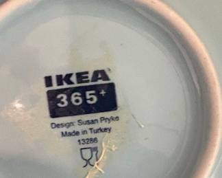IKEA 365+ Susan Pryke Light Blue Espresso Cup and Saucer Set