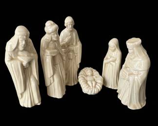 Miniature Ceramic Nativity Set