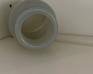Frosted Glass Bottle Vase