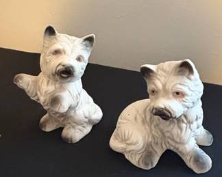 Ceramic West Highland White Terrier Figurines
