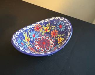 Handmade Ceramic Bowl from Aydin, Turkey