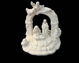 Unfinished Ceramic Nativity Scene