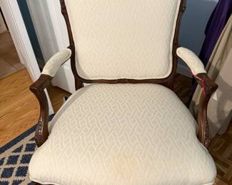 Vintage cream chair