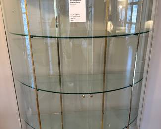 Ello Dining Room Display Cabinet (Glass & Gold)