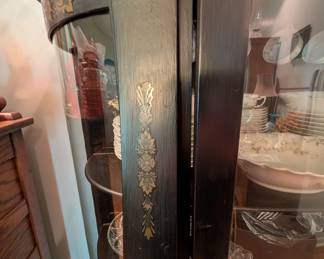 Decorative Detail on Curio Cabinet