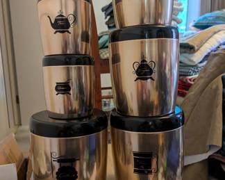 Vintage Westbend 6 Cannister Set