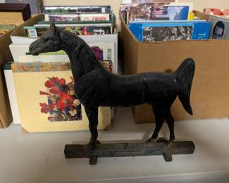 King's Genius" horse doorstop manufactured by the Rife-Loth Corporation.