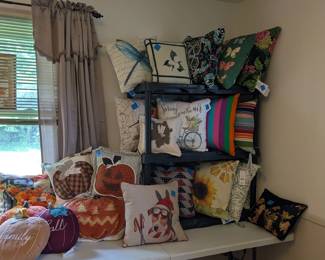 Decorative Pillows. Many New With Tags