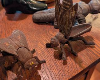 Cast Iron Bug Matchstick Boxes