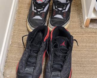 Nike Air Jordan 3 Retro Black & Cement, Nike Air Jordan Retro Bred
