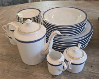 dish set - BERNARDAUD Limoges France "UNIVERS" - Azur -