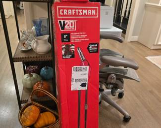 Craftsman 8" rechargable Pole Saw - new in box.  battery included