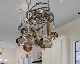 hanging pot rack