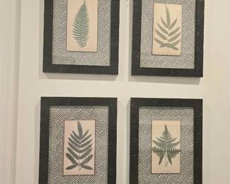 set of 4 botanical prints