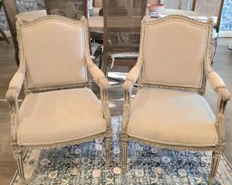 pair of Louis XVI styled chairs