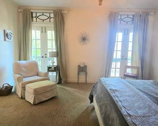 the 2 transom mirrors above the windows are for sale along with several others plus, bed coverings, linens, sheets, comforters and more!