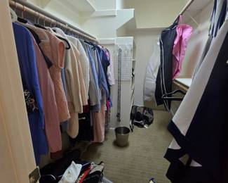 Closets full of name brands