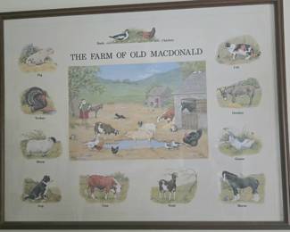 extra Large "The Farm of Old MacDonald" by Melanie Cargill