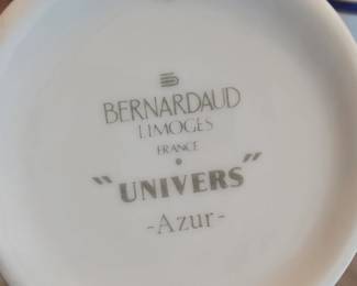 BERNARDAUD Limoges France "UNIVERS" - Azur -