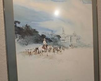 Kxas TV Texas Heritage Poster highlighting the art of Michael Atkinson