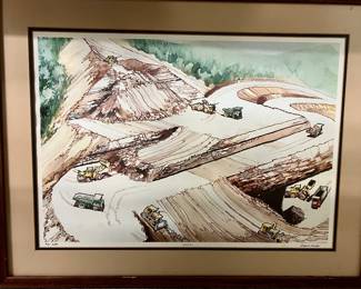 Limited edition signed and numbered print by Frank Haugh