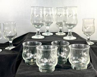 Matching Pfaltzgraff glassware