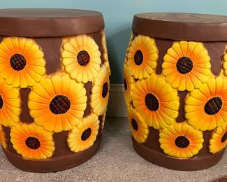 Vintage 60’s foot stools