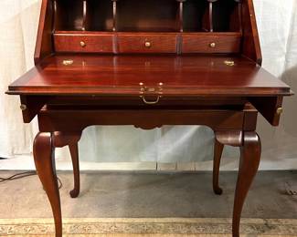 Mahogany drop front desk