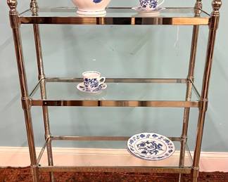4 shelf modern display stand