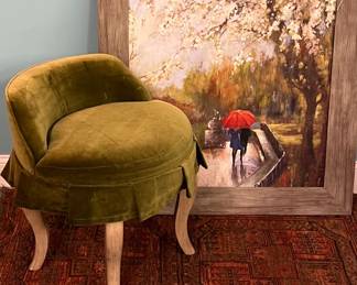 Frontgate ottoman, large canvas print