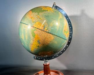 Contemporary world globe