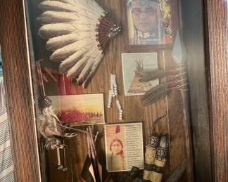 Native American shadowbox