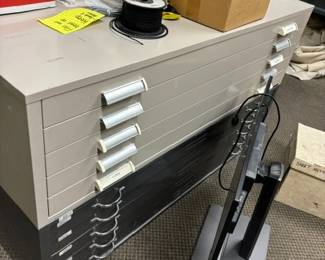 2- 24" x 36" flat files for maps, etc