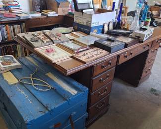Desk and trunk