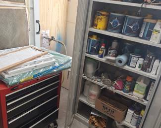 Tool box and chemicals