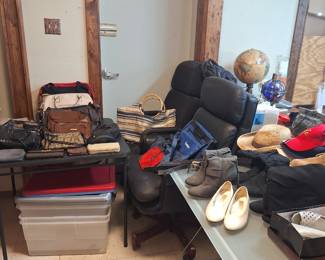 Shoes, handbags, office chairs