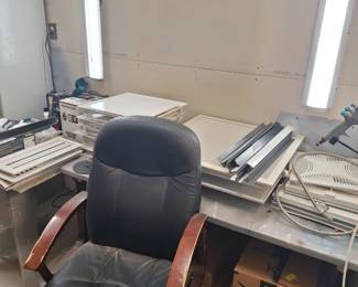 Office chair and vents