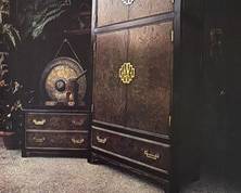 Brochure found in the drawers of this Century Furniture bedroom suite.